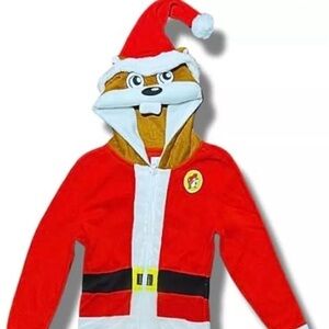 Buc-ee’s Beaver Christmas Santa Onesie